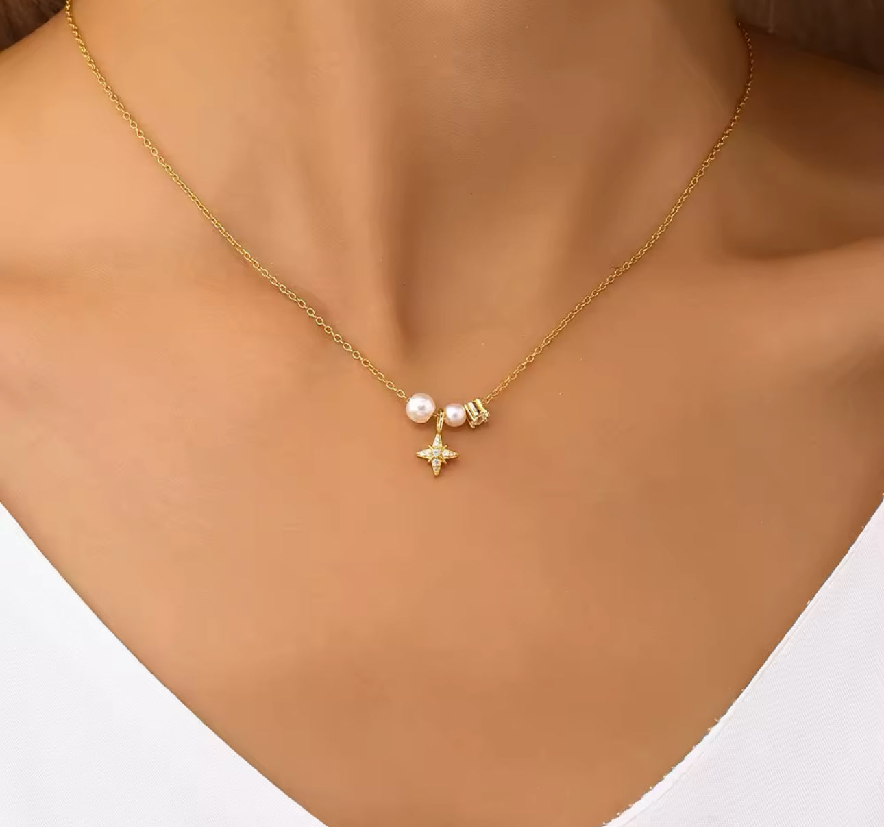 Antonella Pearl Necklace