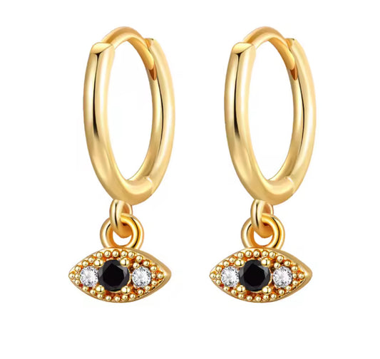 Protection Mini Hoop Earrings