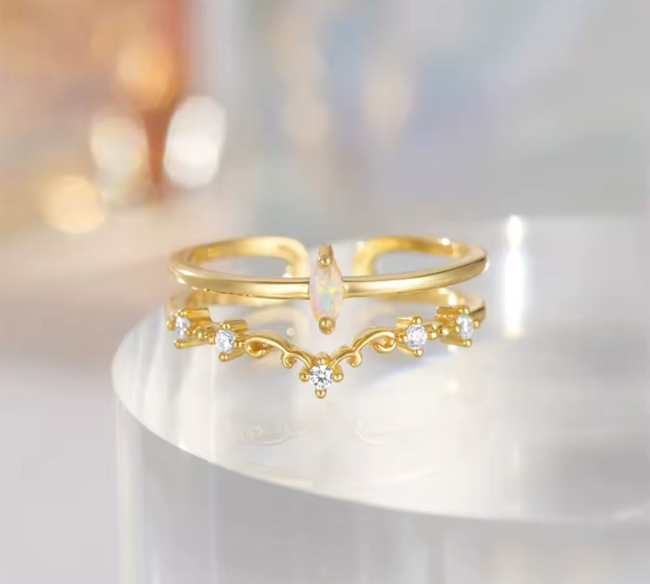 Evie Princess Ring - Adjustable