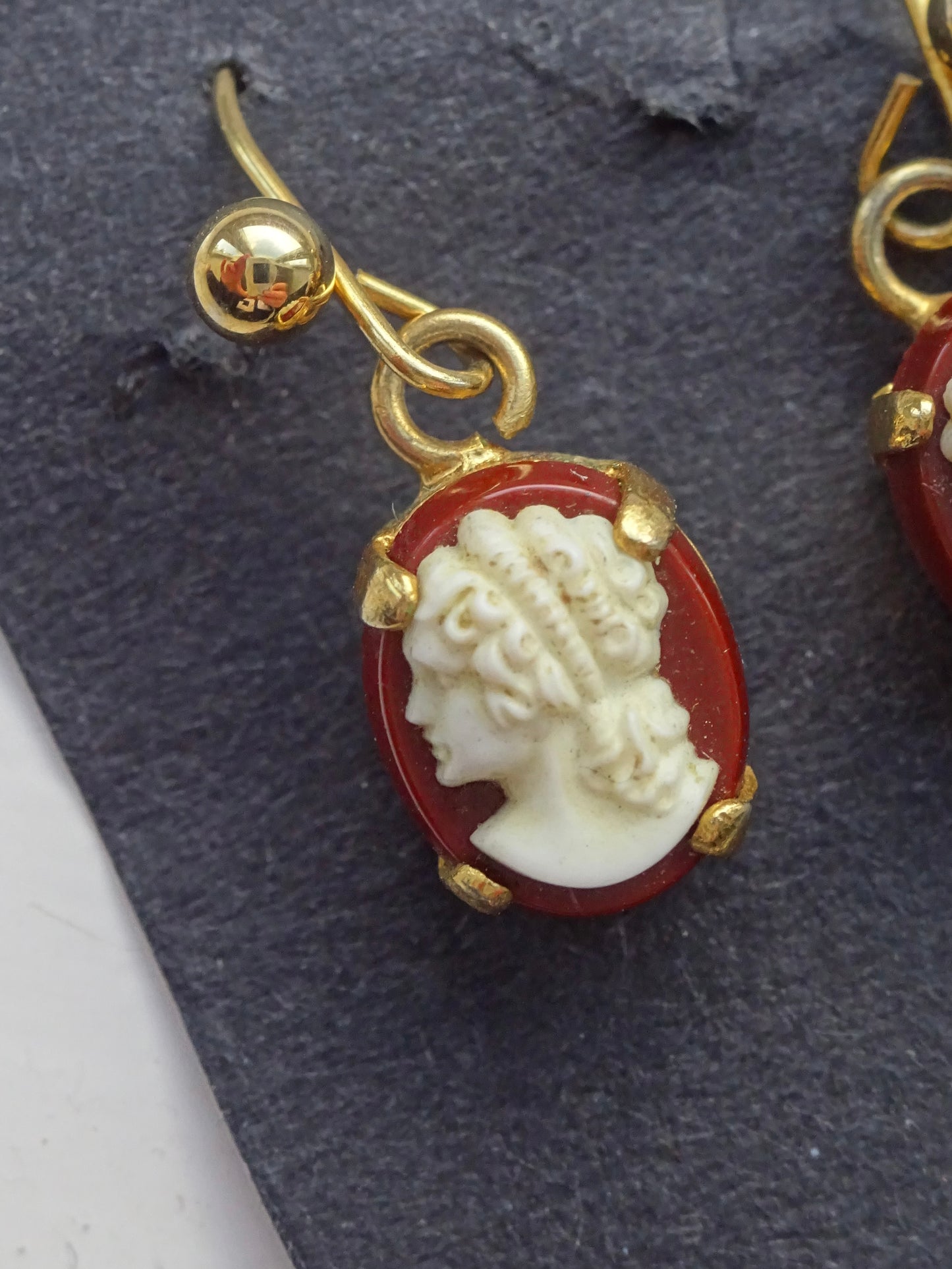 Antique Cameo Earrings
