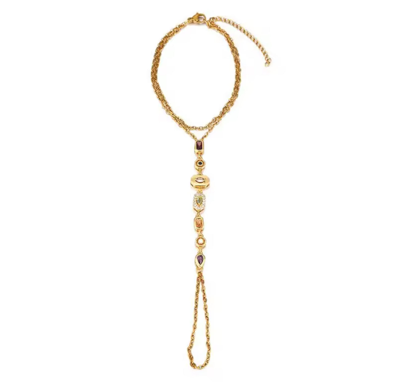 Rainbow Cali Hand Chain