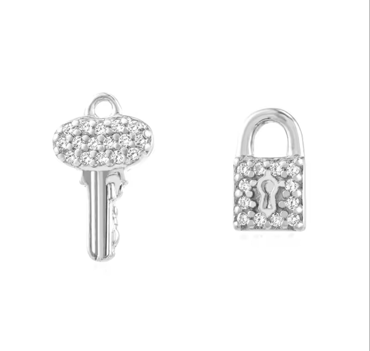 Locked Stud Earrings