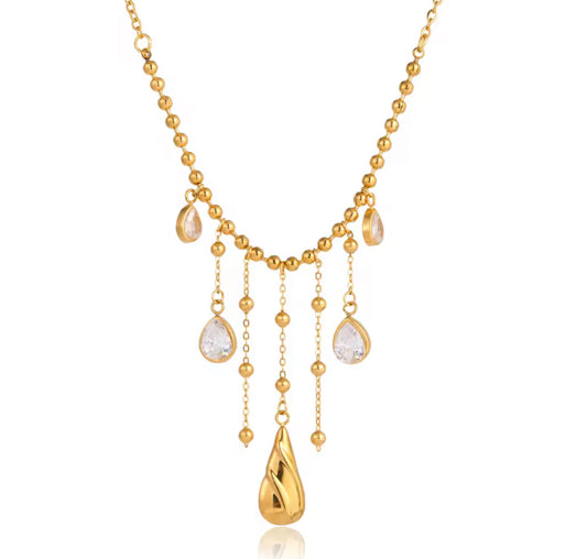 Endia Teardrop Necklace