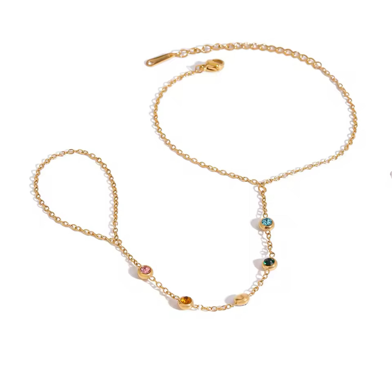 Hibiscus Hand Chain