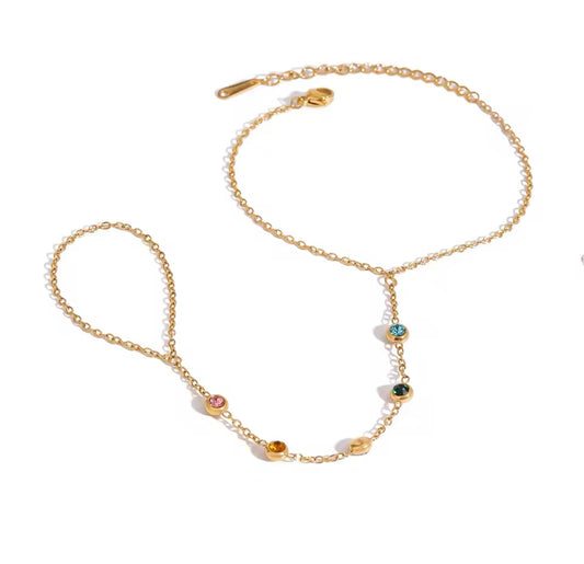 Hibiscus Hand Chain