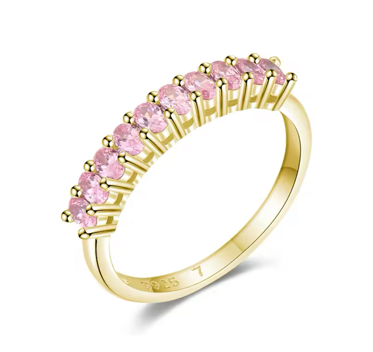 Britney Pink Stone Ring