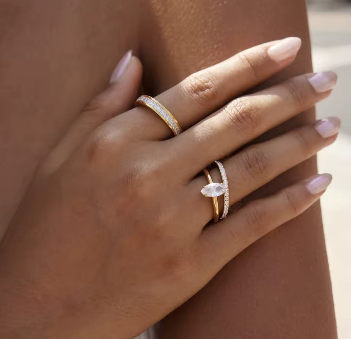 Amore Gold Ring Size 7