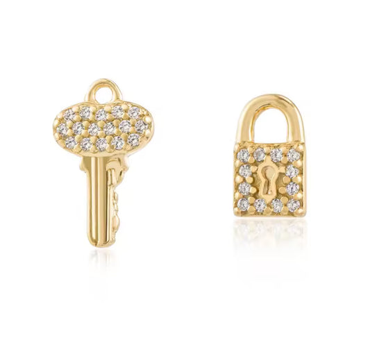 Locked Stud Earrings