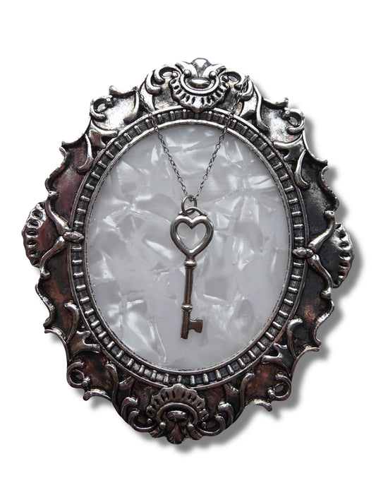 'The Key to My Heart' Sterling Silver Necklace