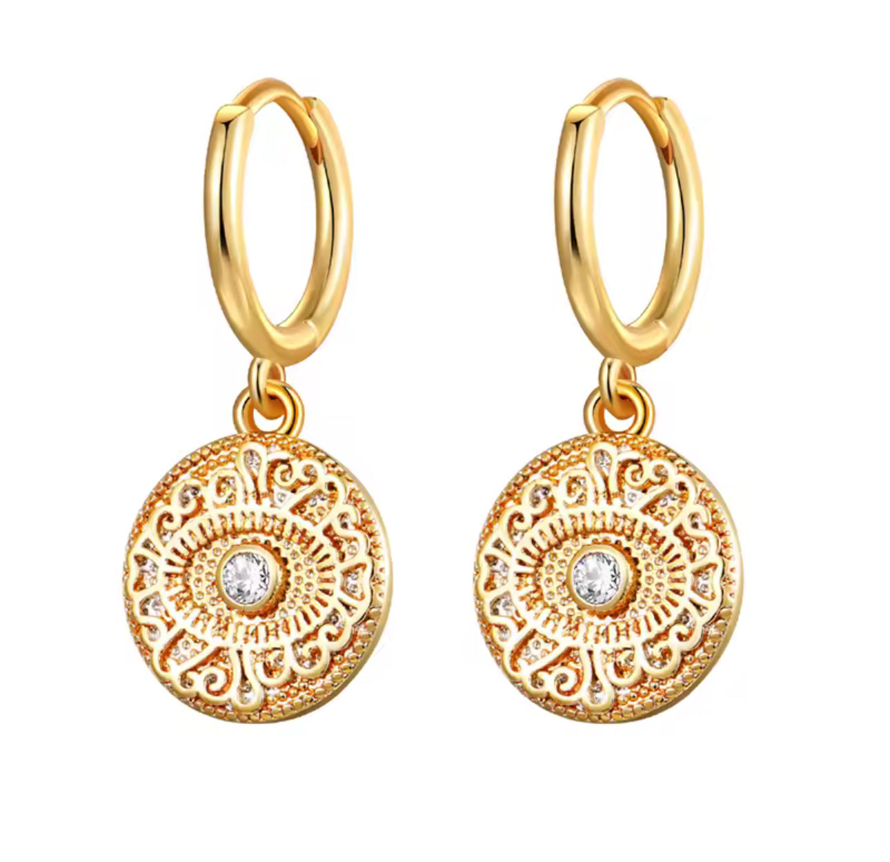 Egypt Mini Hoop Earrings