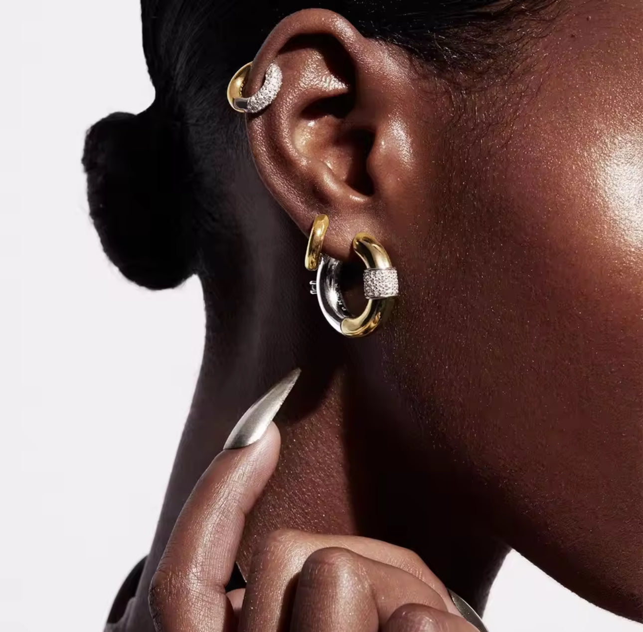 Eclipse Two Tone Hoops