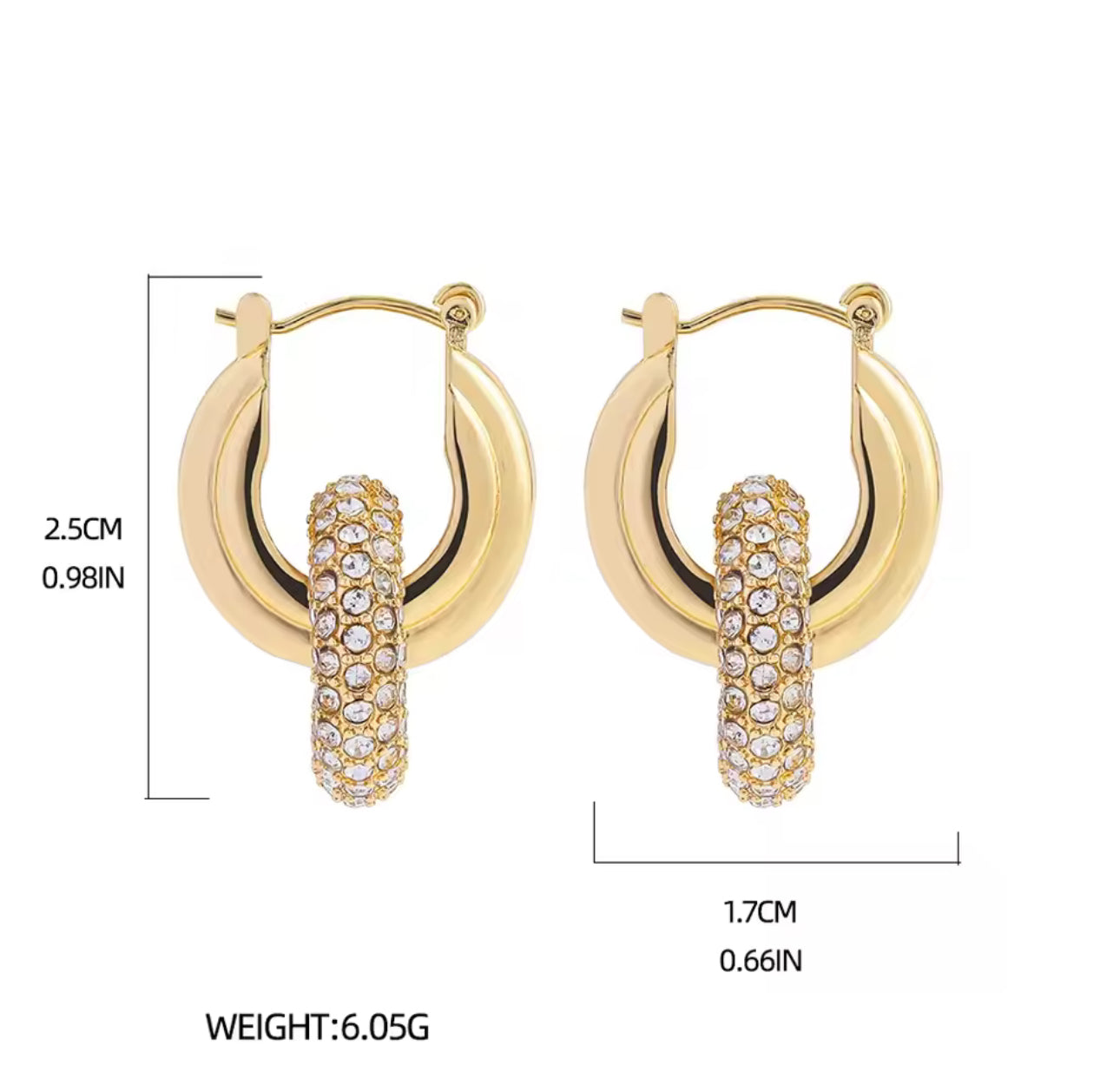 Emi Golden Hoop Earrings