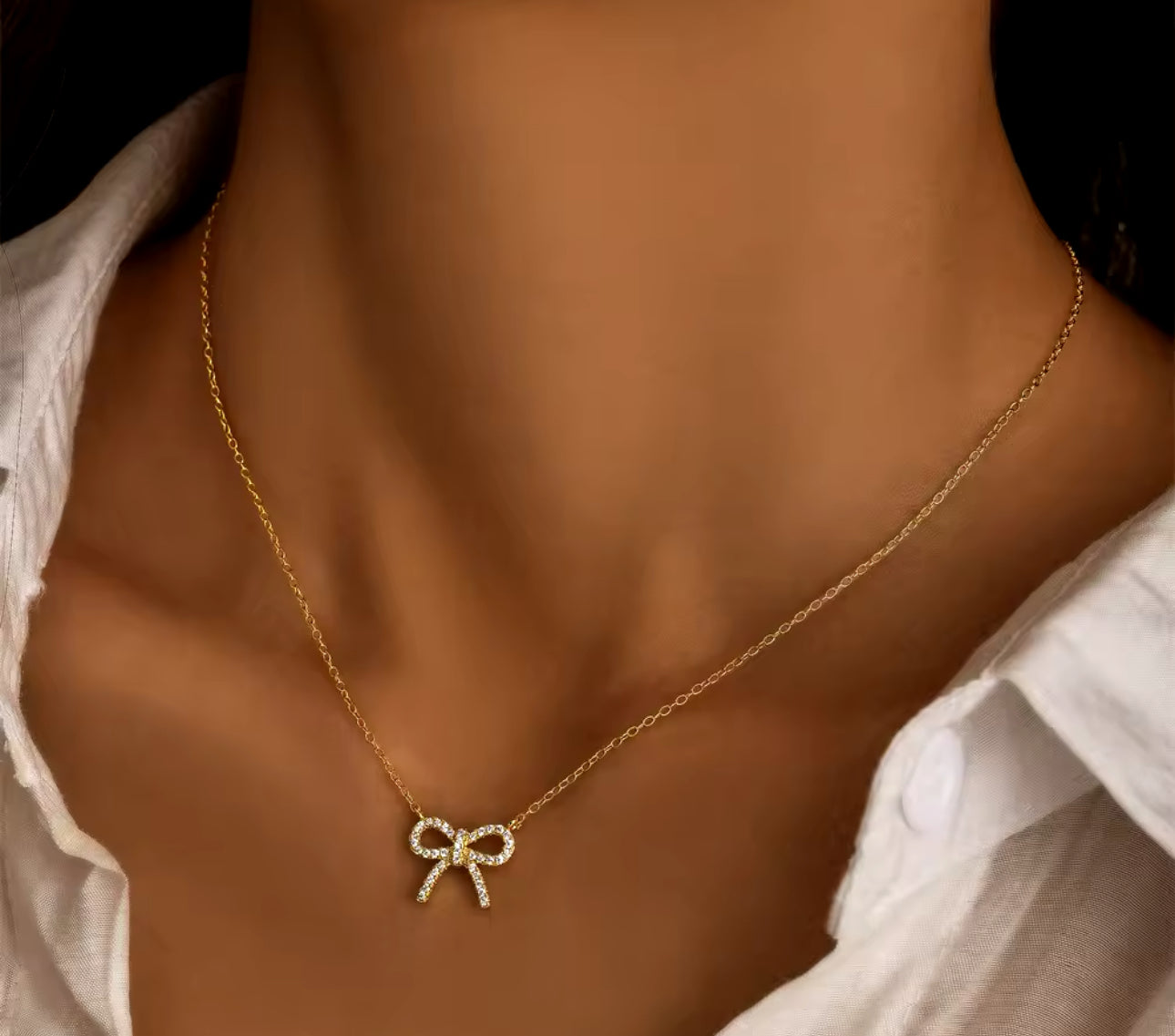 Classic Bow Necklace