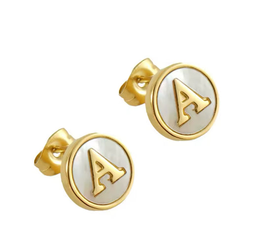 Custom Initial Earrings