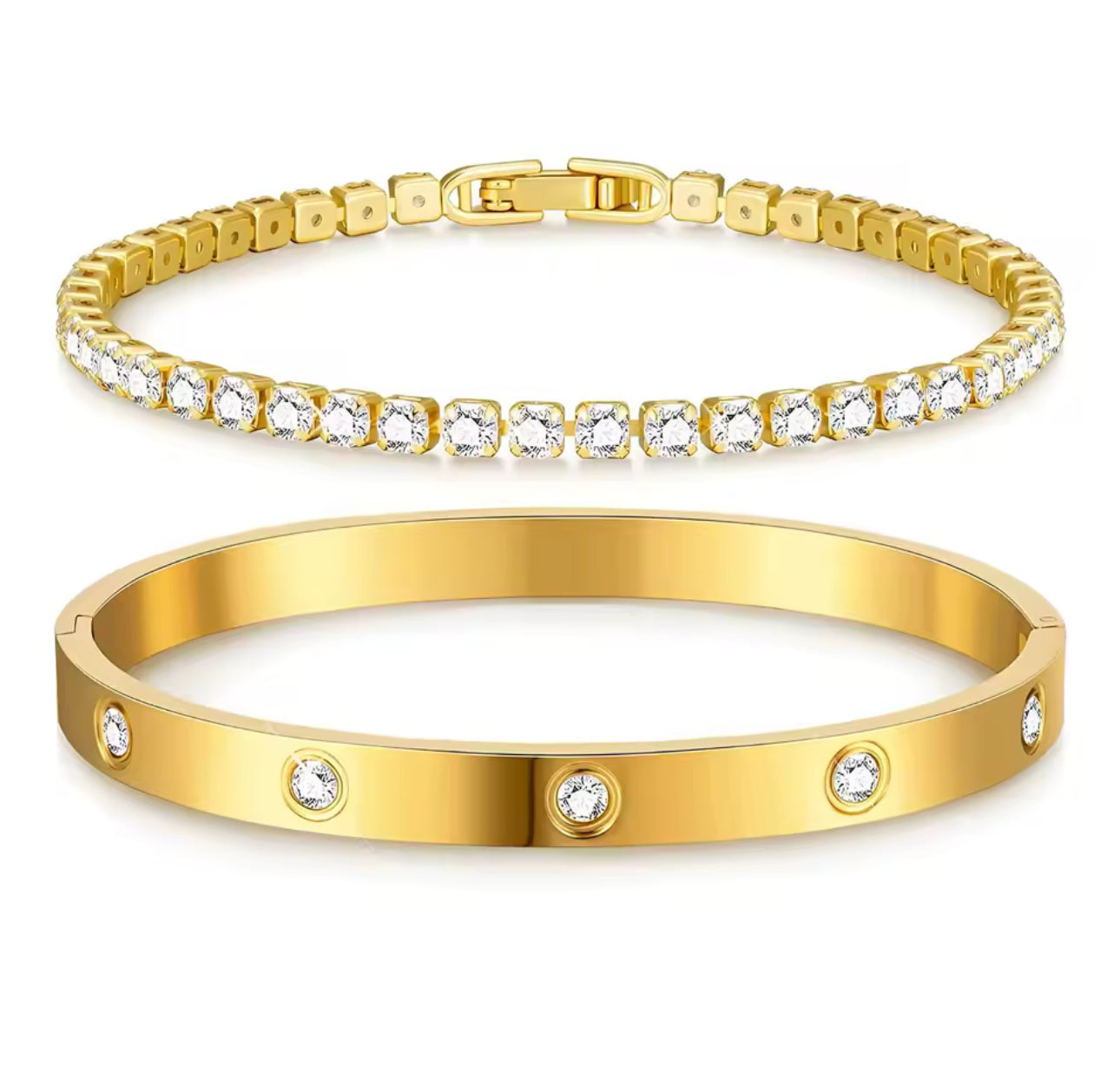 Lucky Bracelet Set - Gold