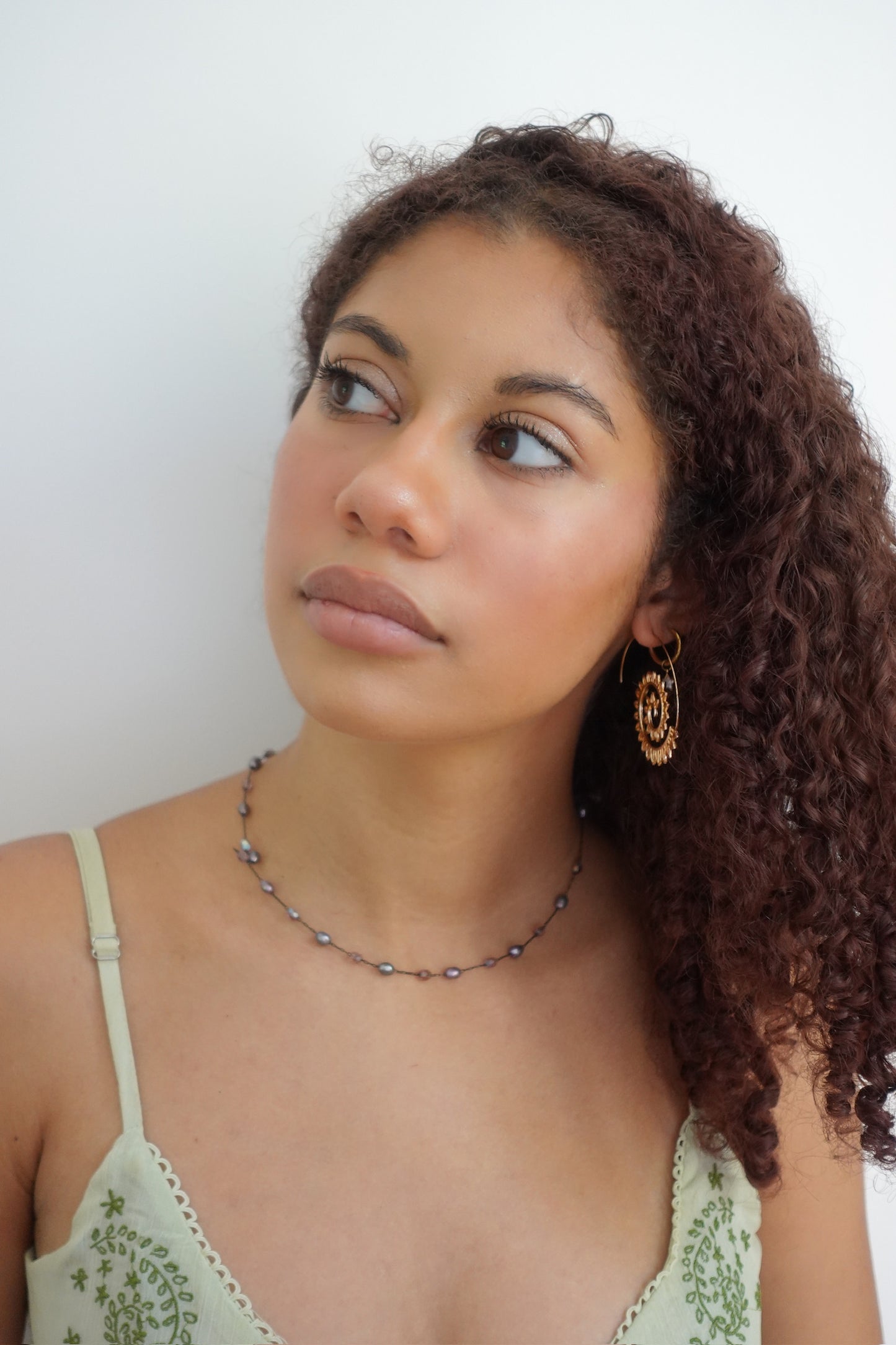 90s Henna Hoop Earrings