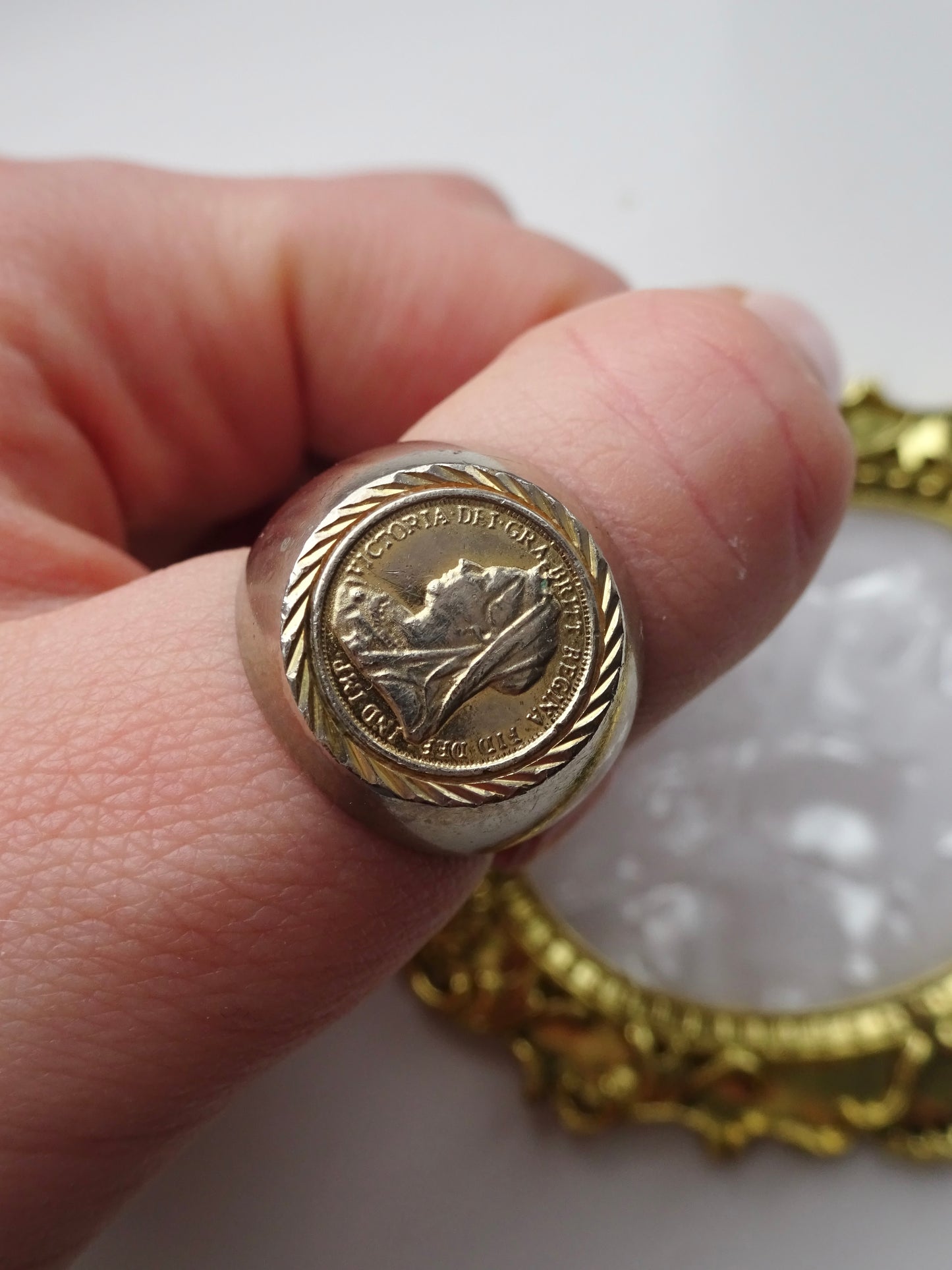 Coin Signet Ring