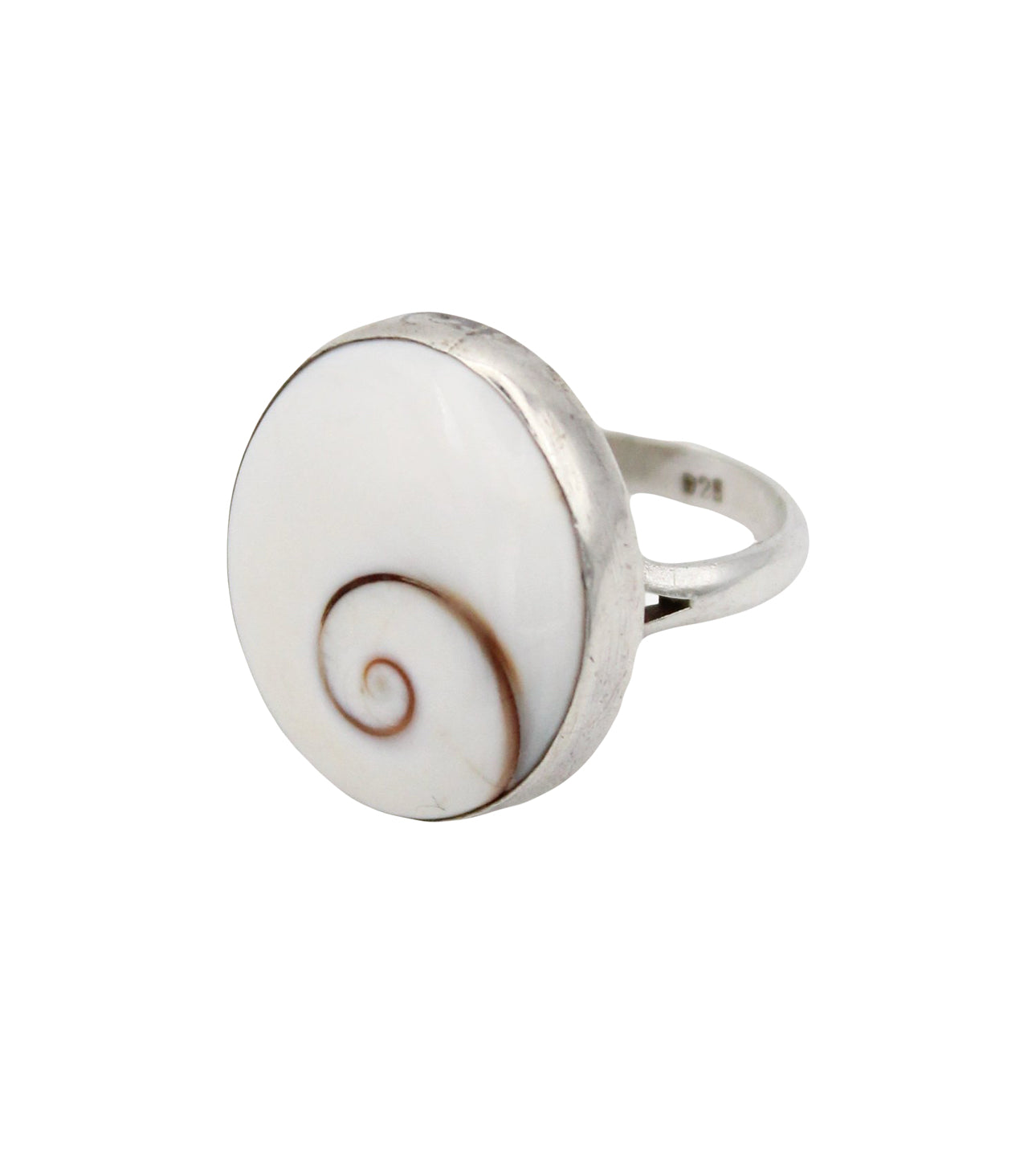 Sterling Silver Shell Statement Ring