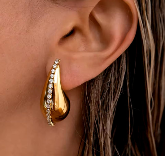 Beverly Teardrop Statement Earrings