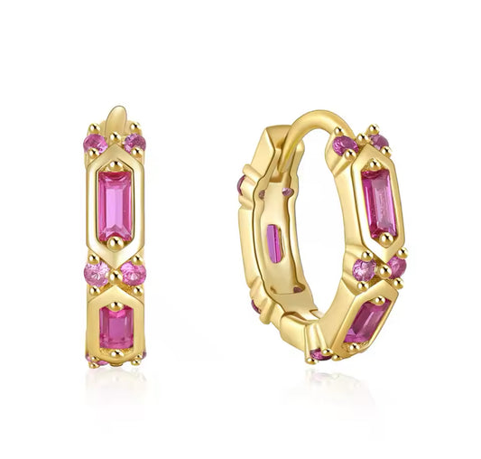 Reina Mini Gold Hoops