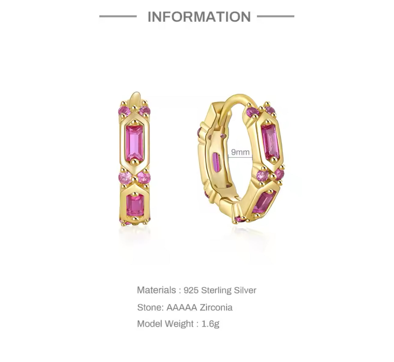 Reina Mini Gold Hoops