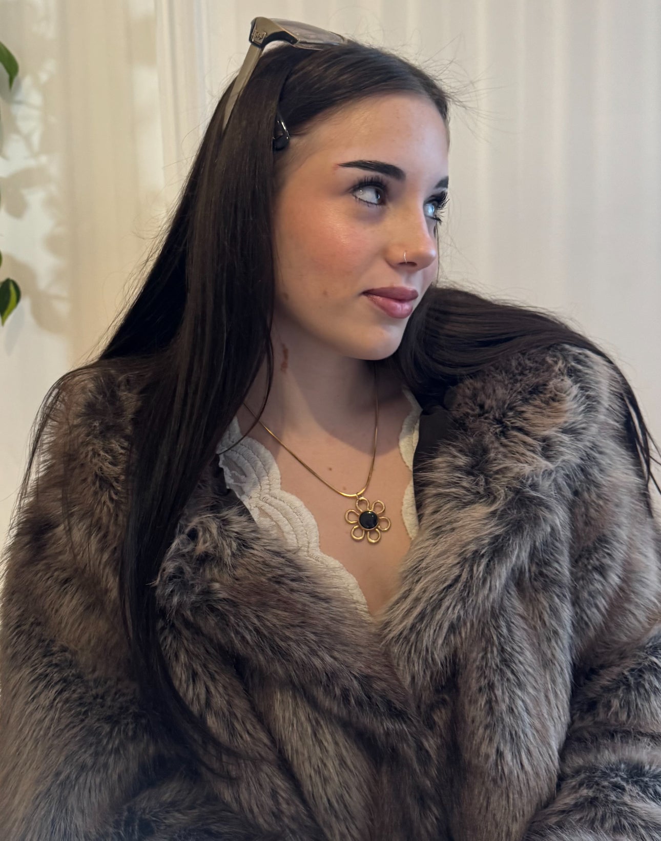 Gold Flower Necklace