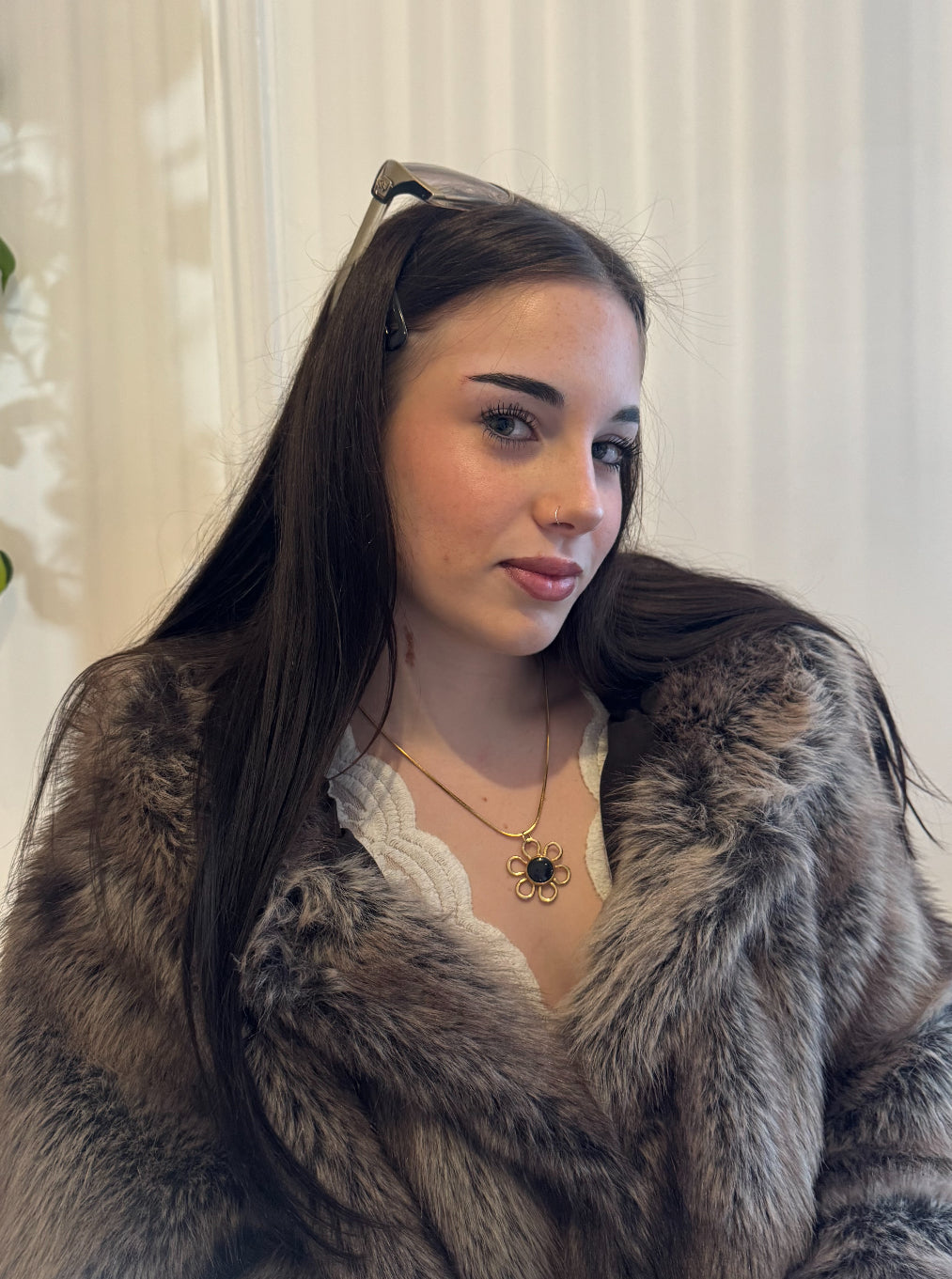 Gold Flower Necklace